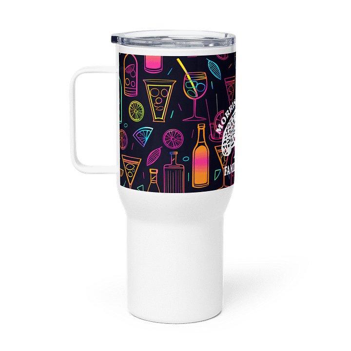 "Neon Nights" Travel Mug w/ Handle product image (2)