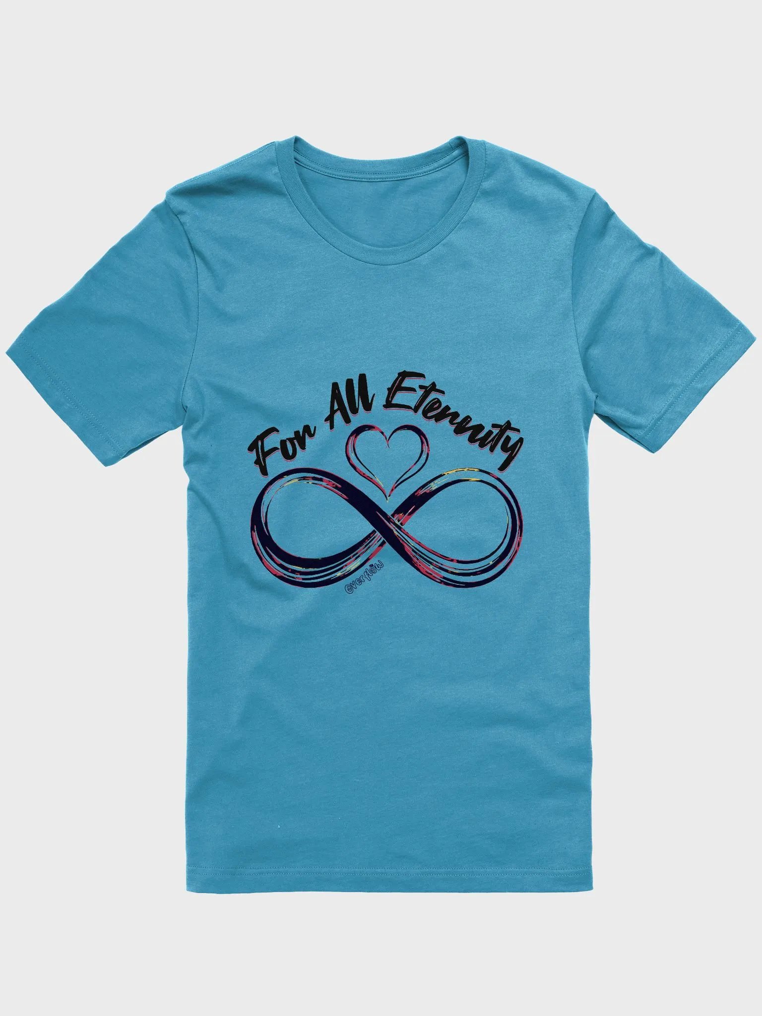Infinity Love T-Shirt - Forever Heart Design, Valentine's Day Gift, Anniversary Gift, Sentimental Love Shirt, Timeless Love Gift, Special Occasion Shirt, Gift For Her or Him product image (2)