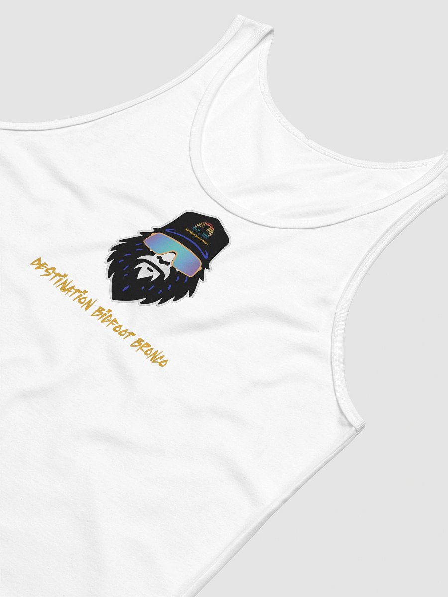 Destination Bigfoot Bronco Synthwave Bella+Canvas Jersey Tank (White) product image (3)