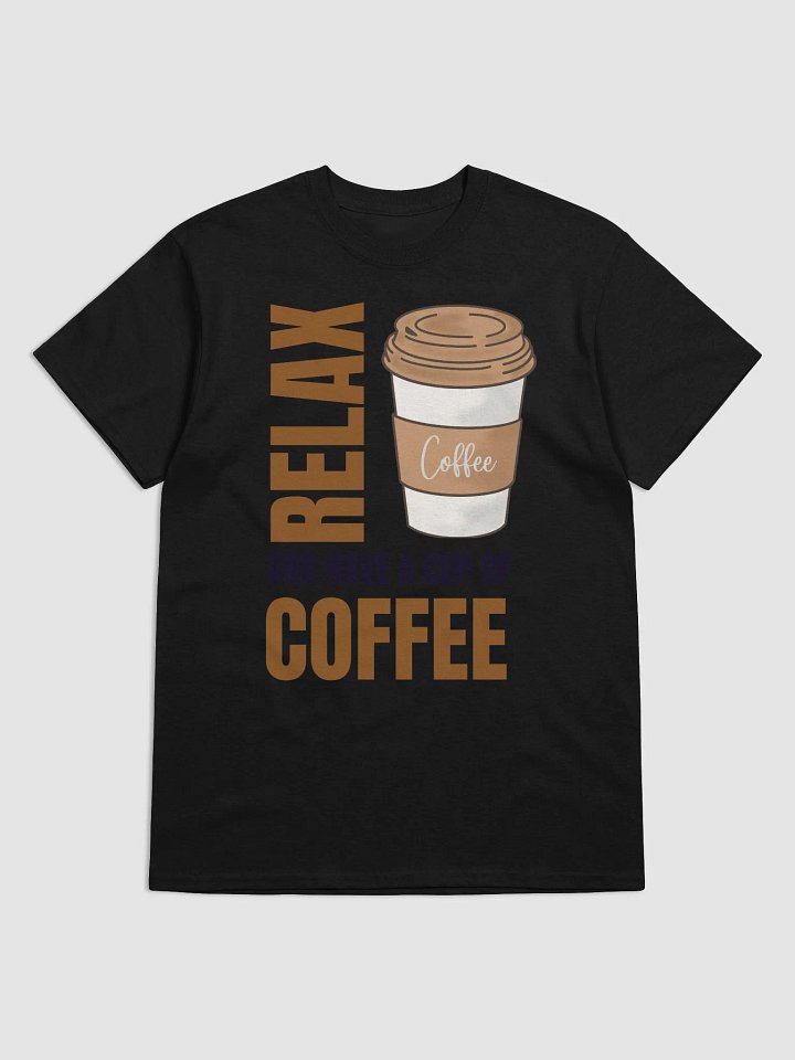 Relax & Sip Coffee Graphic Tee product image (2)