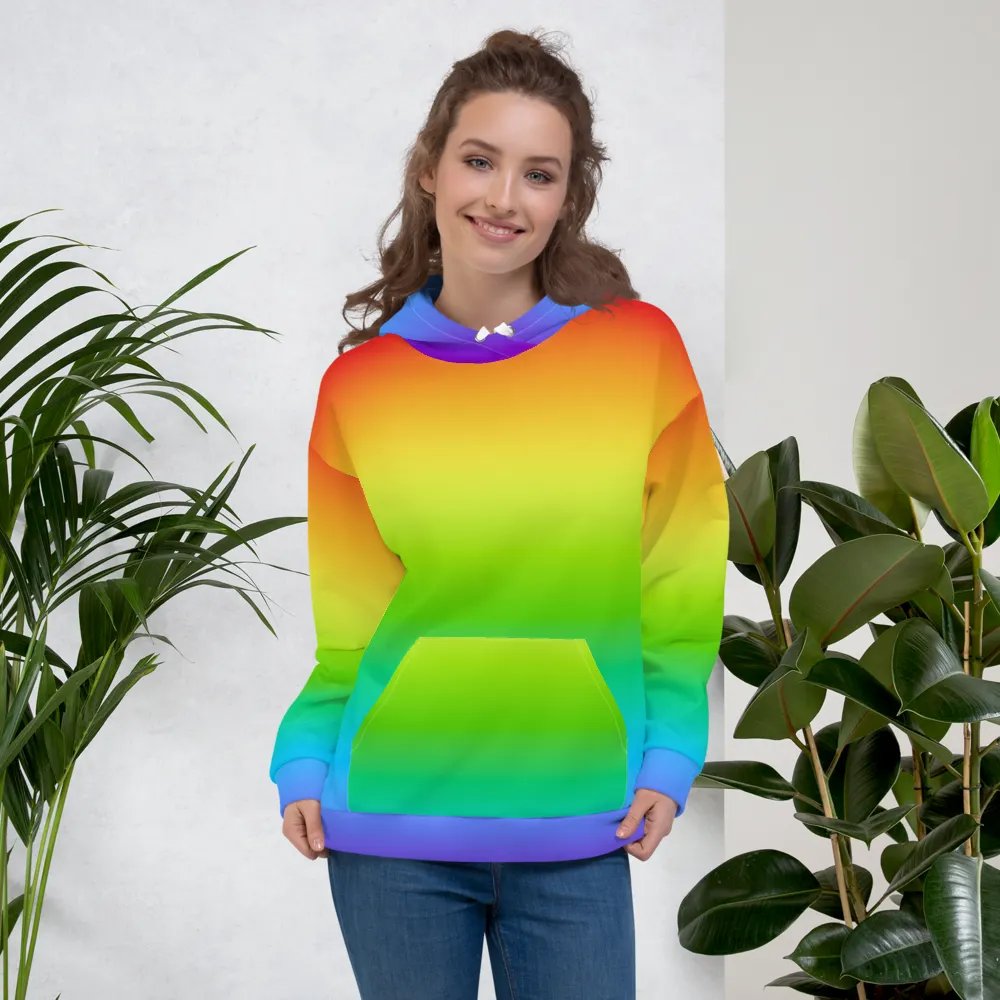Rainbow Recycled Unisex Hoodie product image (5)