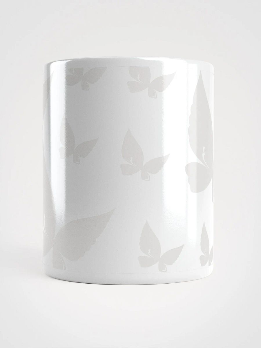 White Butterfly Glossy Mug product image (13)