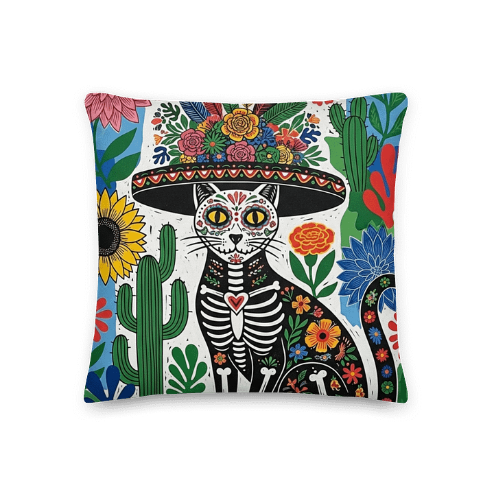 Fiesta Feline Premium Pillow product image (1)
