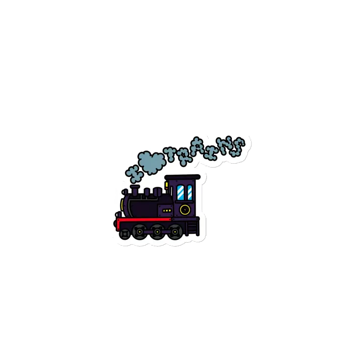 I ❤️ Trains Magnet product image (1)