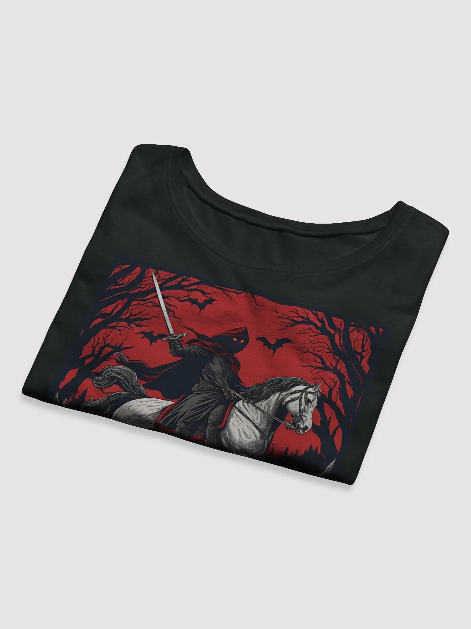 The Headless Horseman Gothic Women's Crop Tee product image (24)