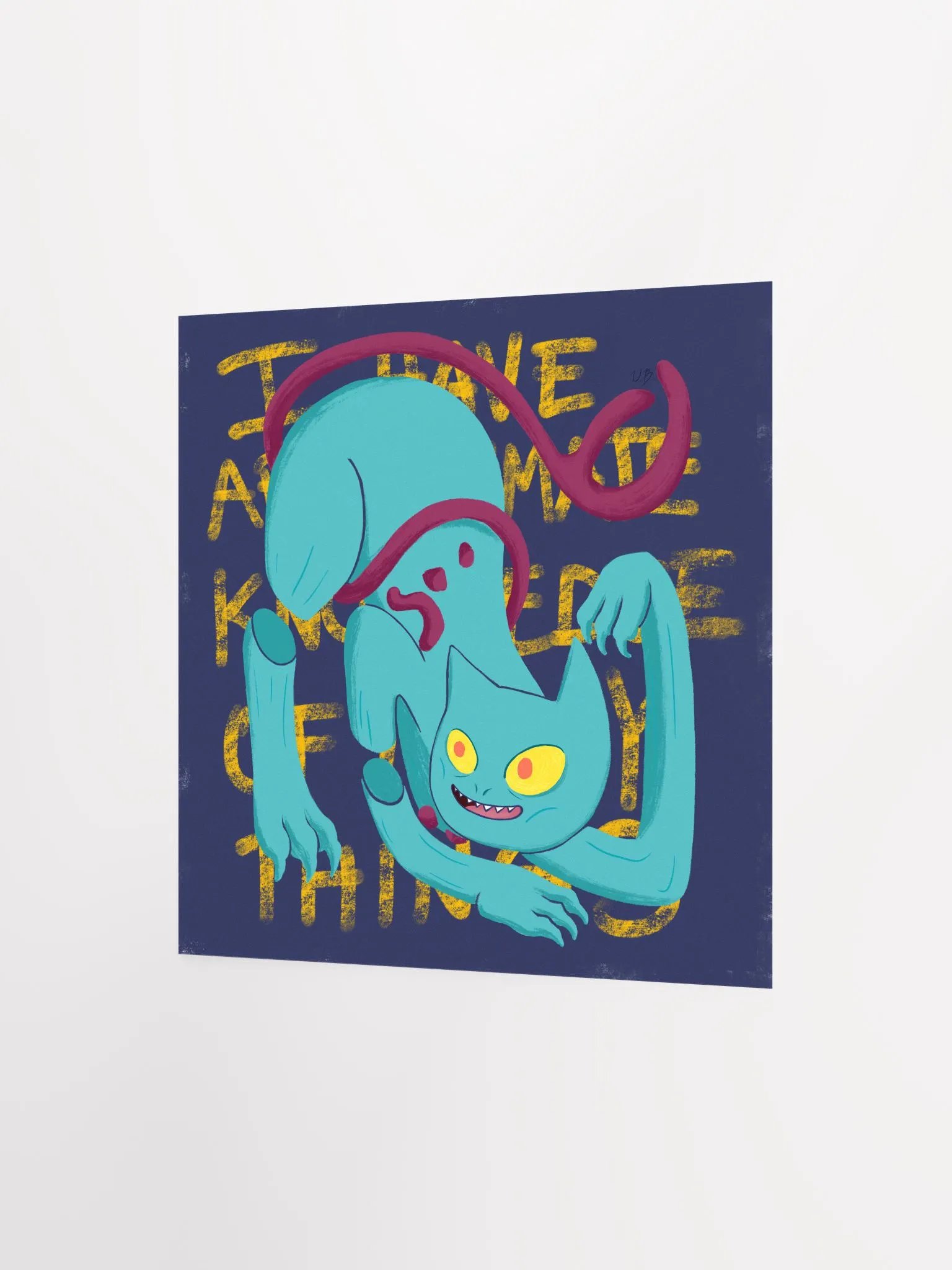 Demon Cat Matte Paper Poster product image (8)