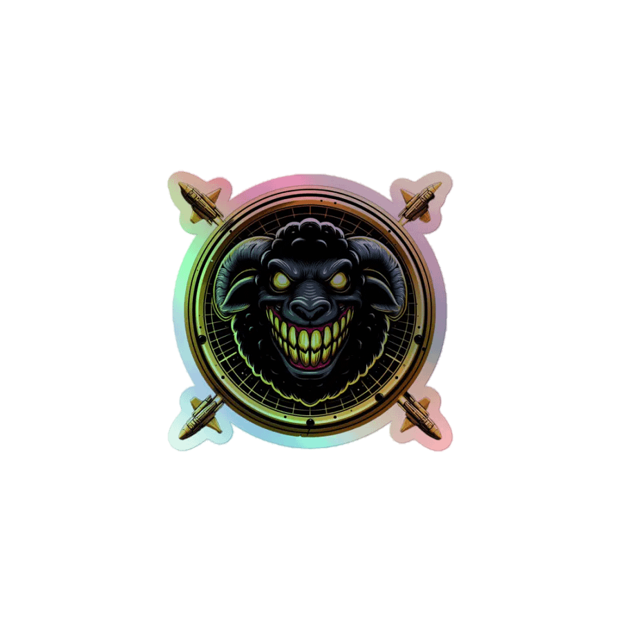 Black Sheep Holographic Sticker product image (1)