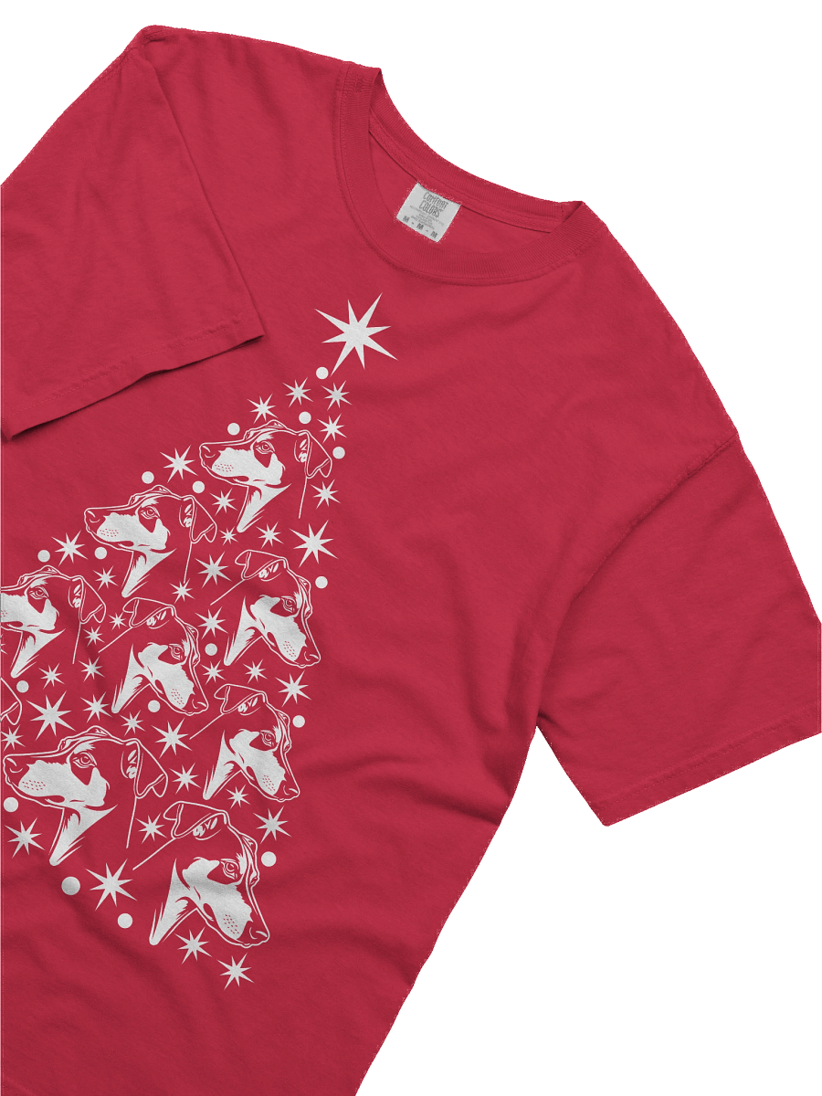 Whippet Christmas Tree T-Shirt product image (35)