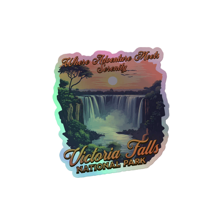 Victoria Falls Holographic Sticker Set product image (2)