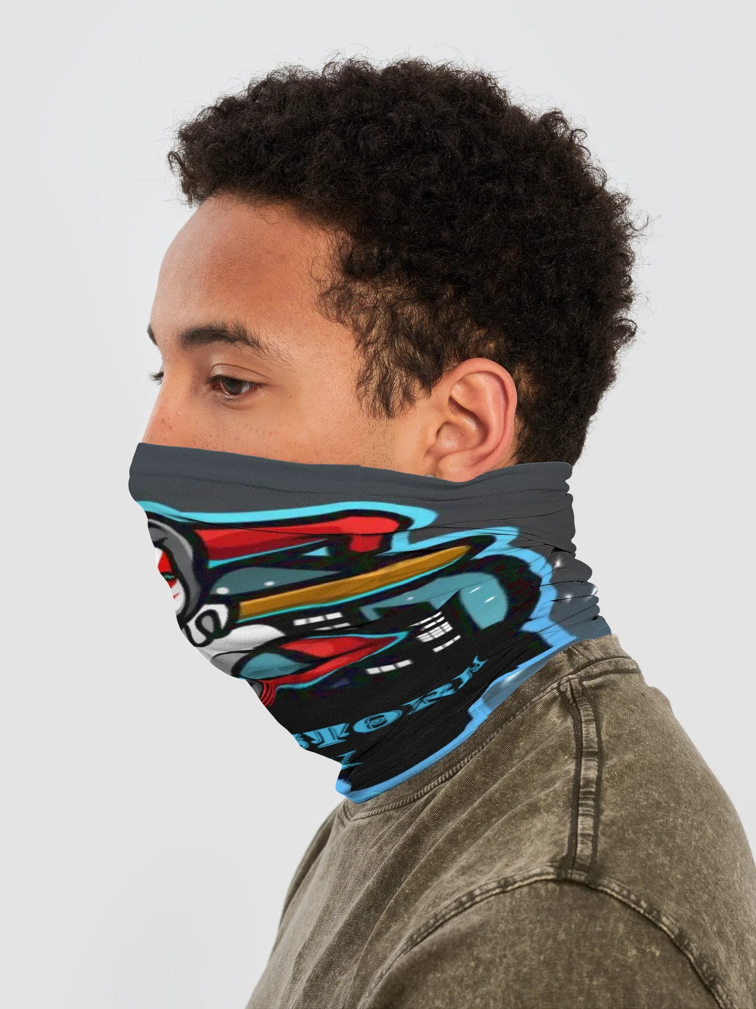 Customizable All-Over Print Neck Gaiter product image (3)
