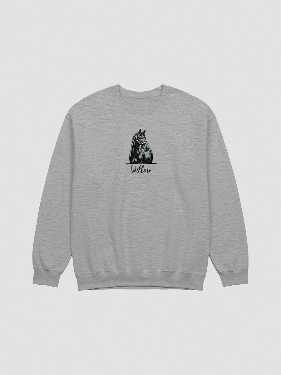 YOUR HORSE! / SWEATSHIRT WITH PERSONALIZED NAME / EMBROIDERED product image (3)