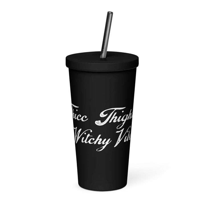 Thicc Thighs Witch Vibes Stainless Tumbler product image (1)