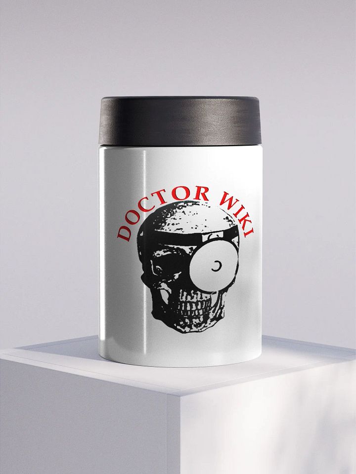 Stainless Steel Doctor Wiki Drink Coozie product image (1)