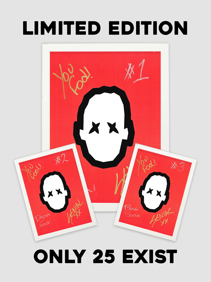 Hand Signed Framed Poster product image (2)