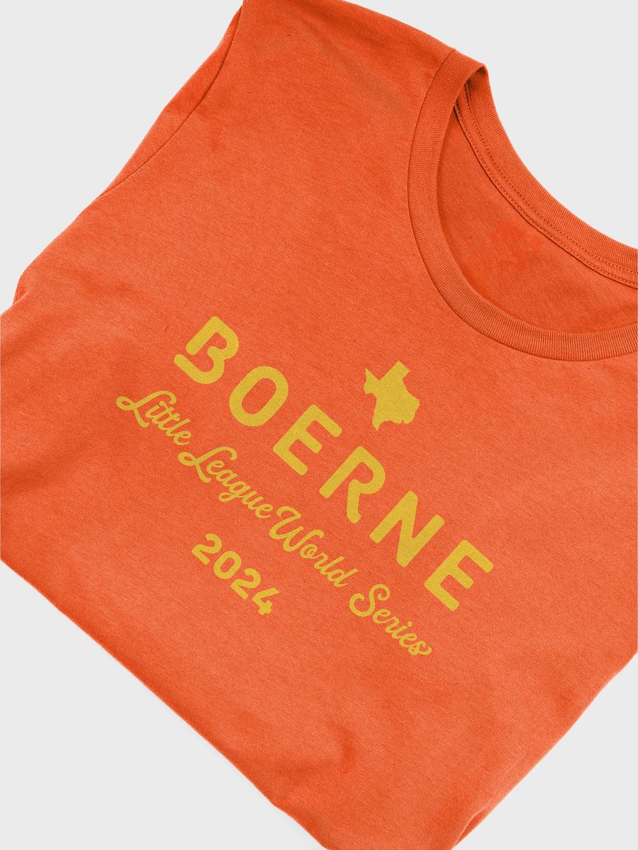 Boerne Little League World Series 2024 Yellow on Orange product image (5)