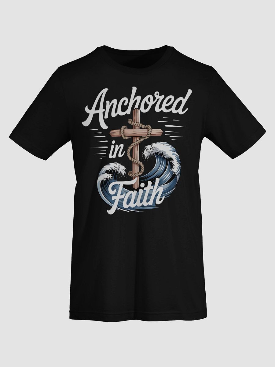 Anchored in Faith Cross T-Shirt product image (72)