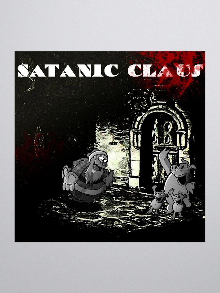 Satanic Claus Kiss Cut Stickers product image (2)