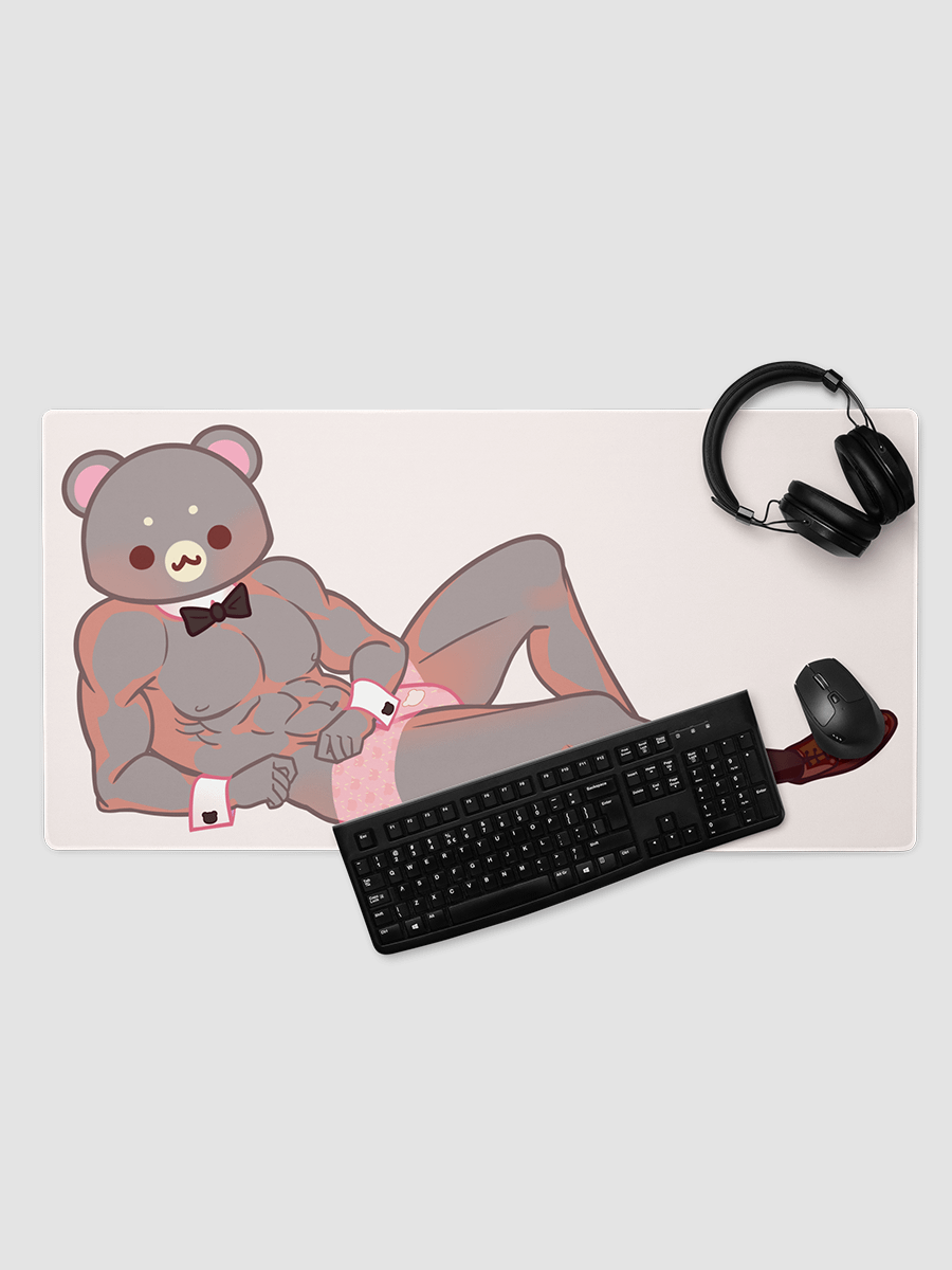 'Fancy Time' kuma Desk/Mouse Mat product image (3)