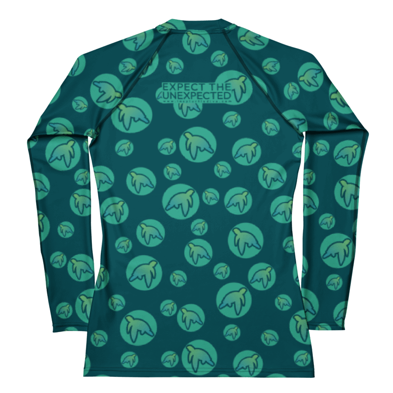Lazy Turtle Dive - Turtle Bubbles - Women's Rashguard product image (2)