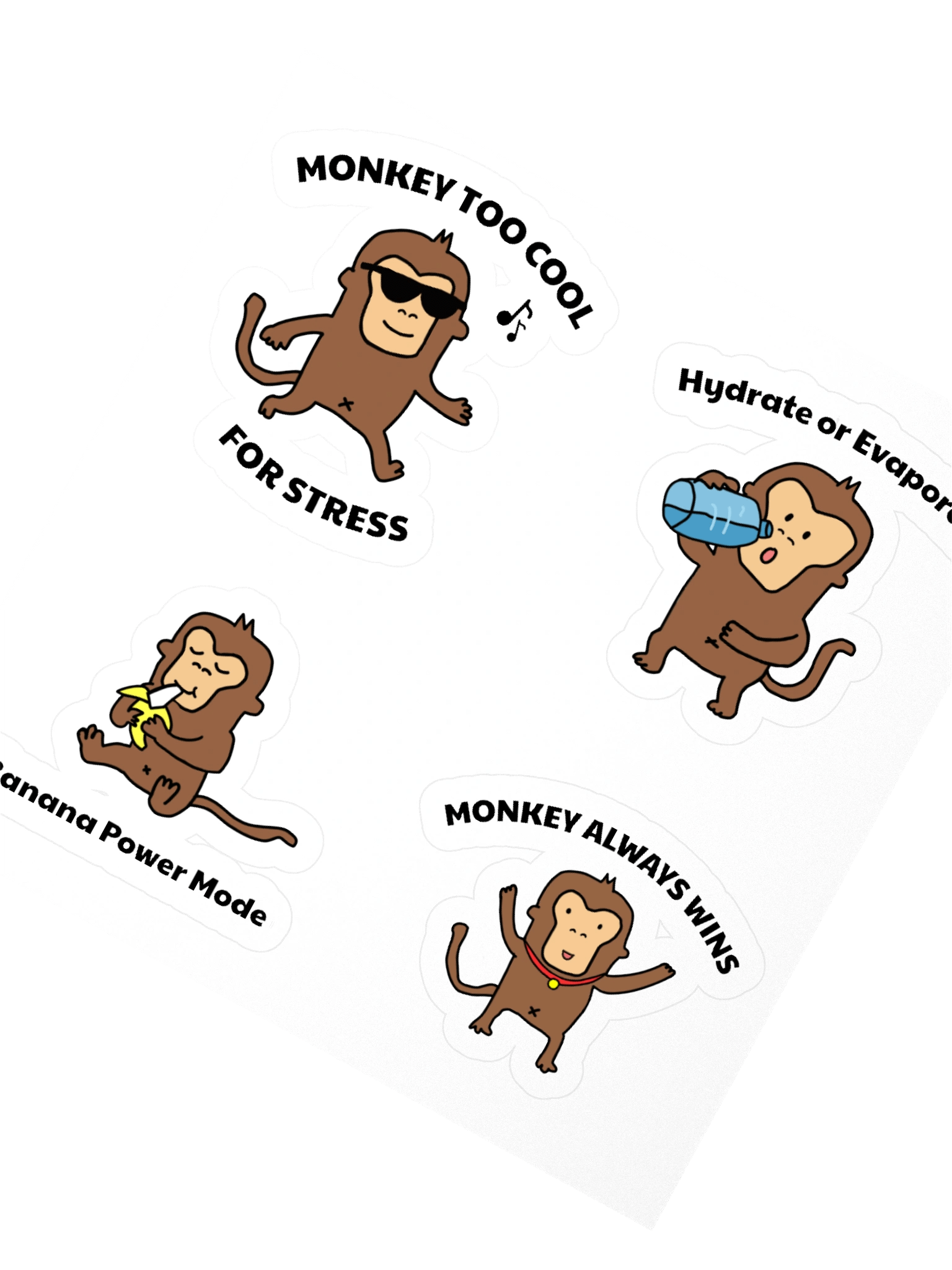 Monkey Moments Sticker Pack product image (2)