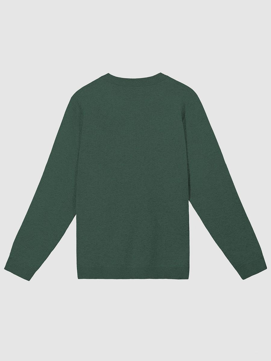 LEAVE ME ALONE (green ripple design) knitwear classic crewneck product image (2)