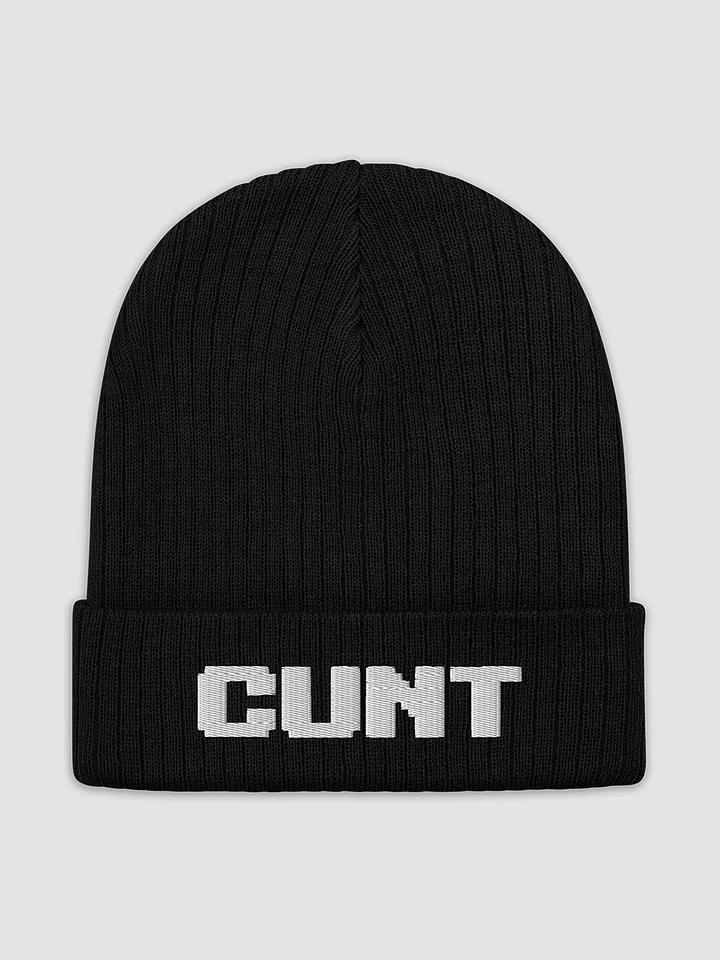 CUNT Ribbed Beanie product image (1)