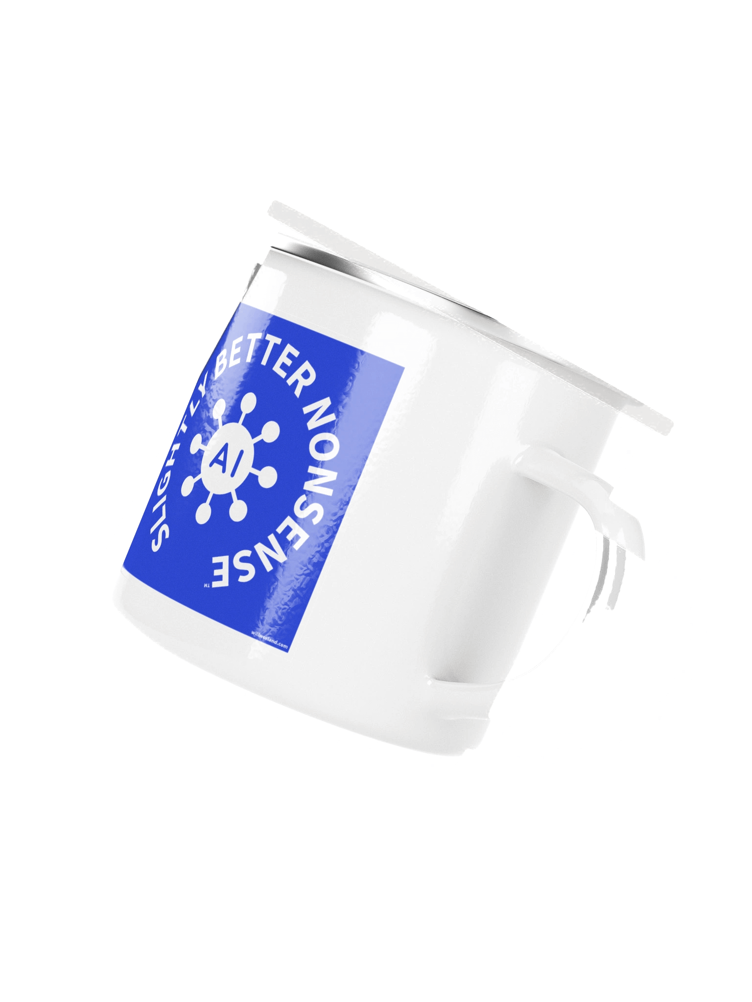 AI… Slightly Better Nonsense (Enamel Camp Mug) product image (3)