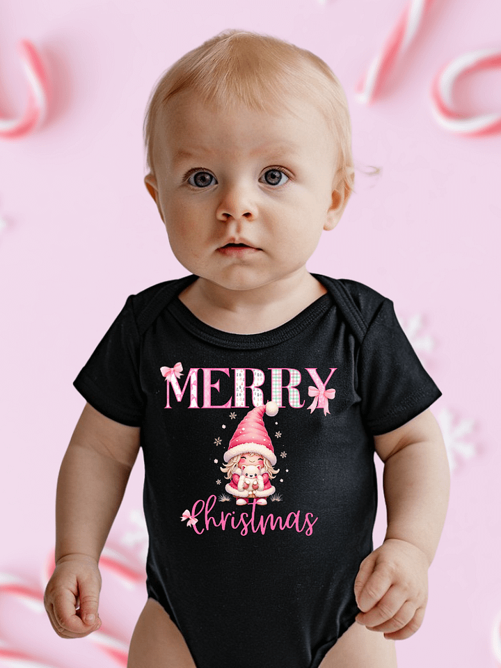 Coquette Merry Christmas Baby Onesie product image (1)