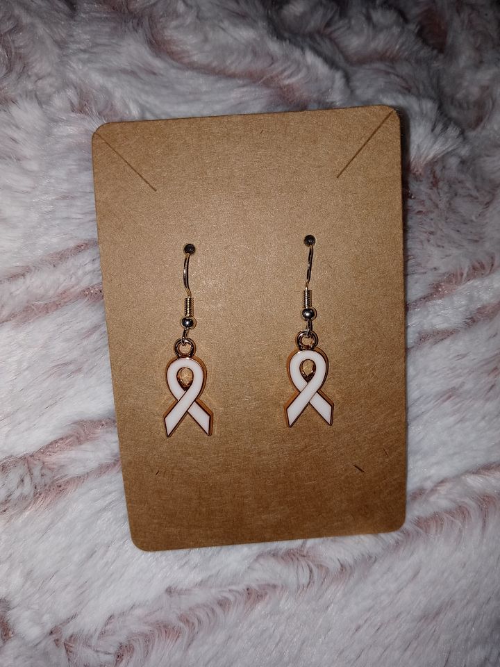Boss momma awareness ribbon (white) product image (1)