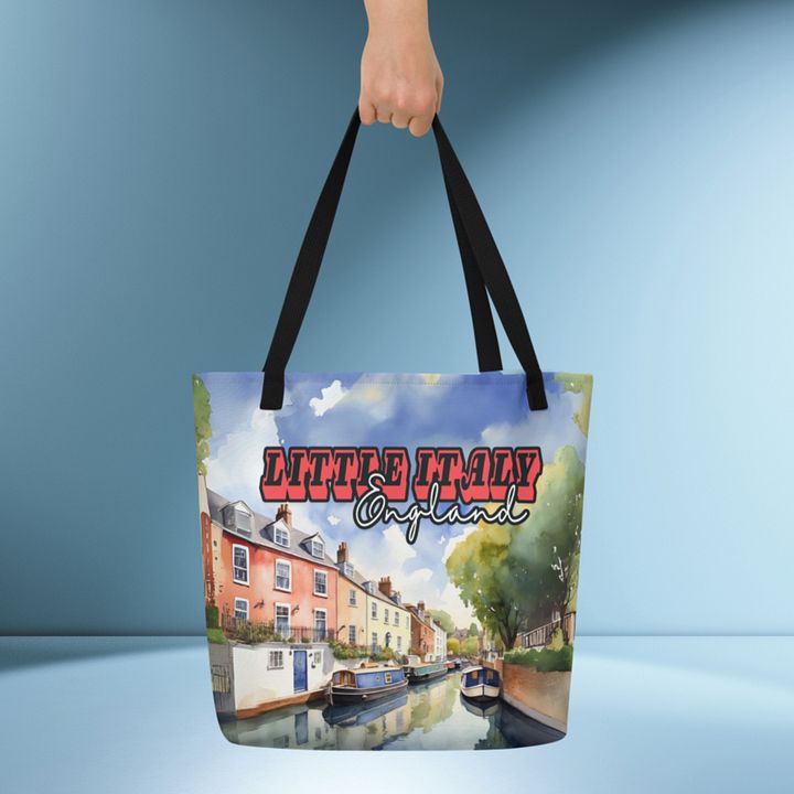 Little Italy - England - All Over Print - Watercolor - Tote product image (2)