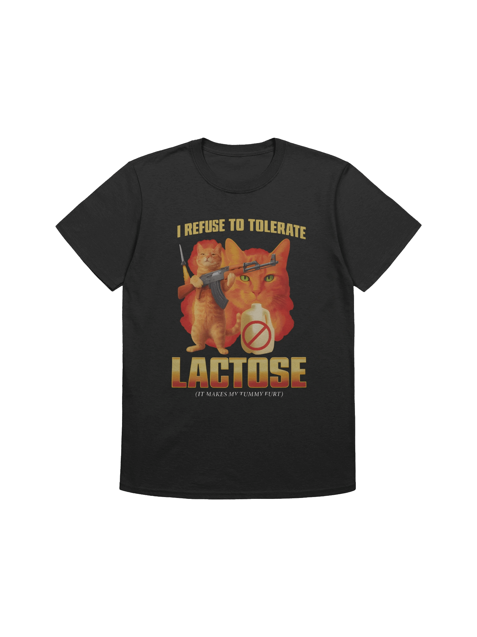 I Refuse To Tolerate Lactose It Makes My Tummy Hurt T-Shirt product image (1)