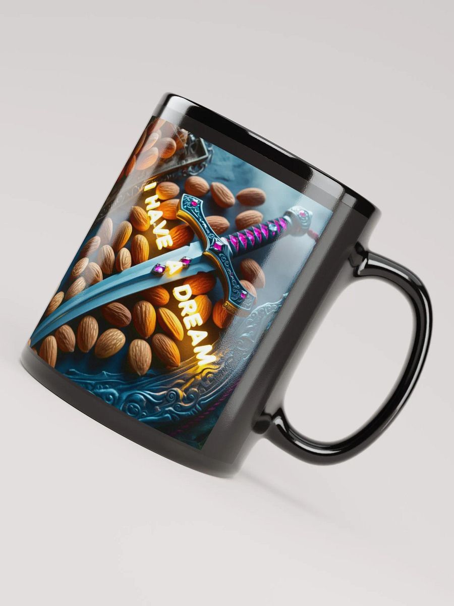 Dreamer's Sword Black Glossy Mug product image (10)