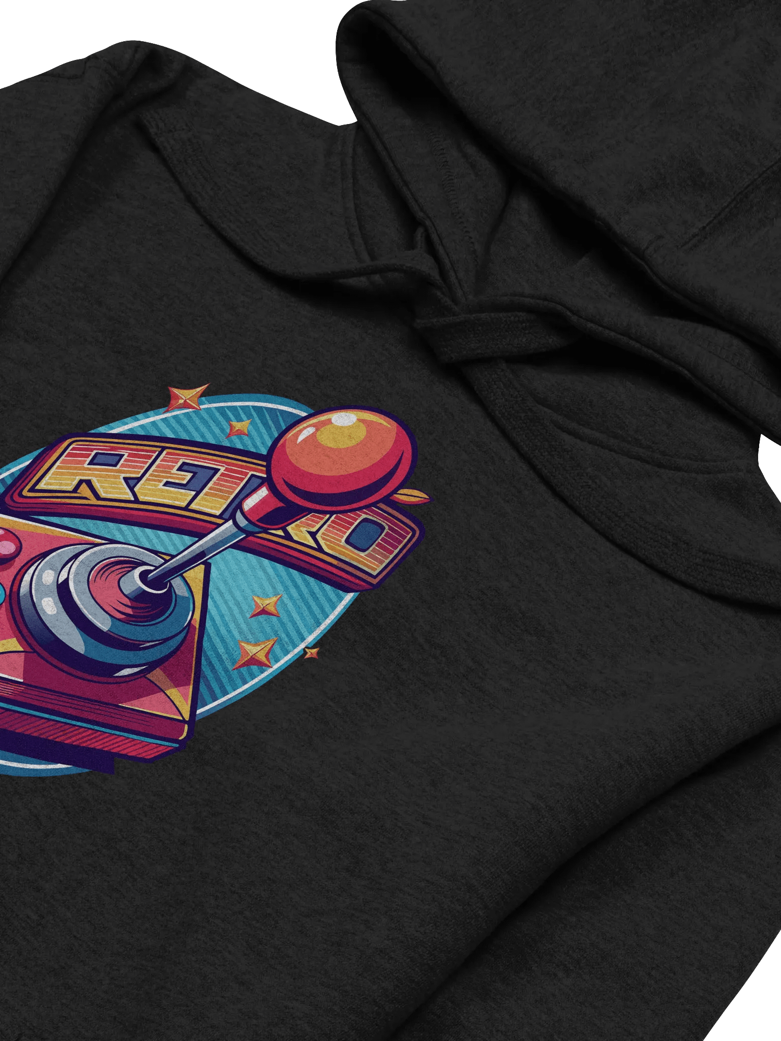 Retro Joystick Front Printed Hoodie product image (2)