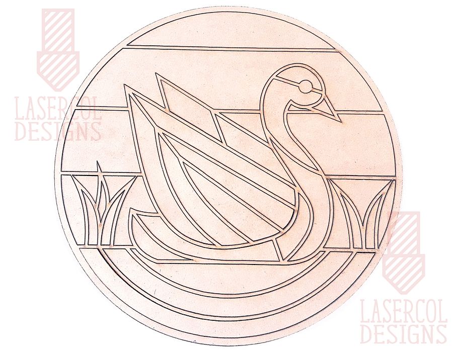 Swan Paint Kit DIY - Laser Cut Files product image (2)