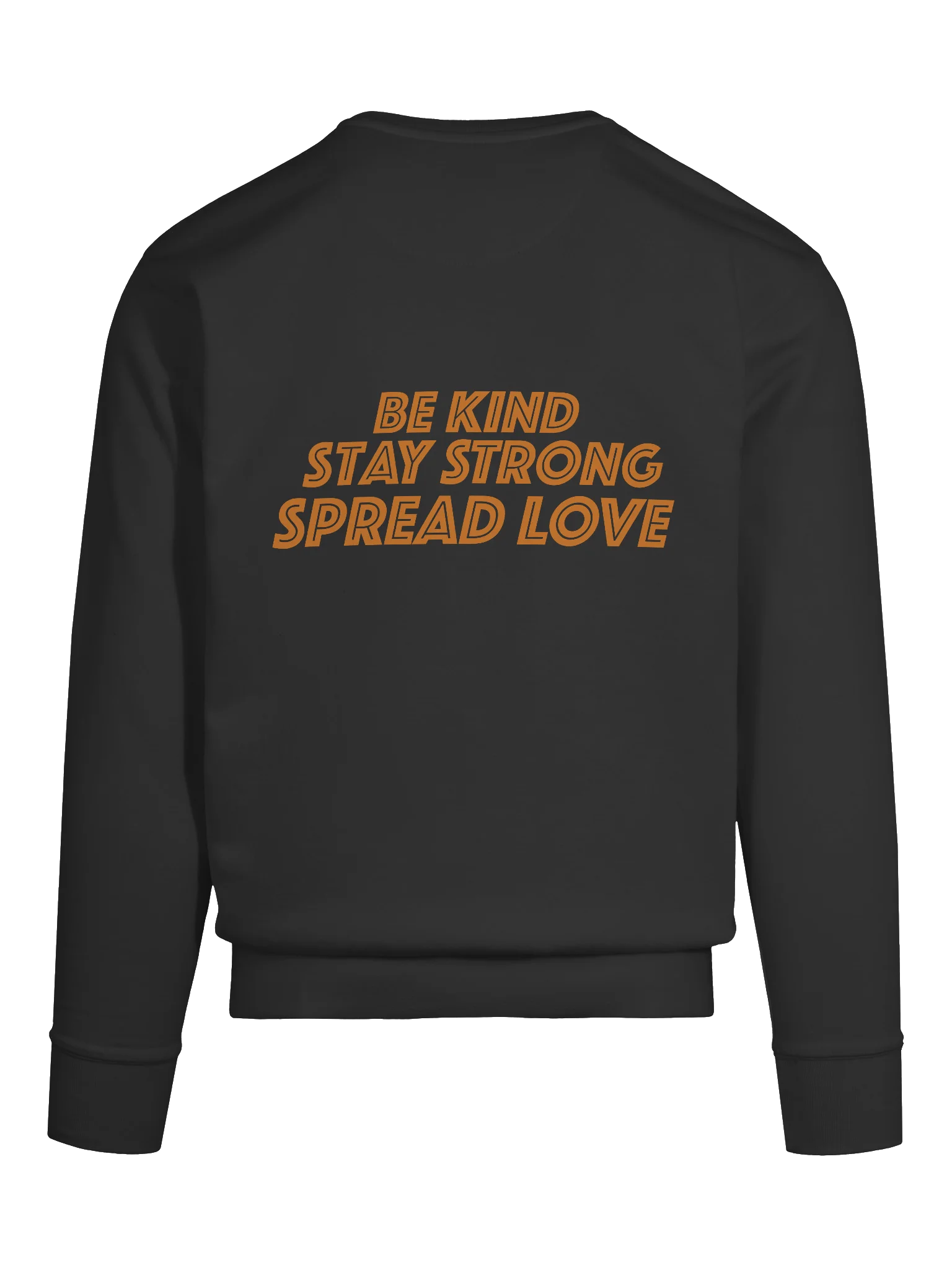 Bold Orange Letter Printed Premium Sweatshirt product image (52)