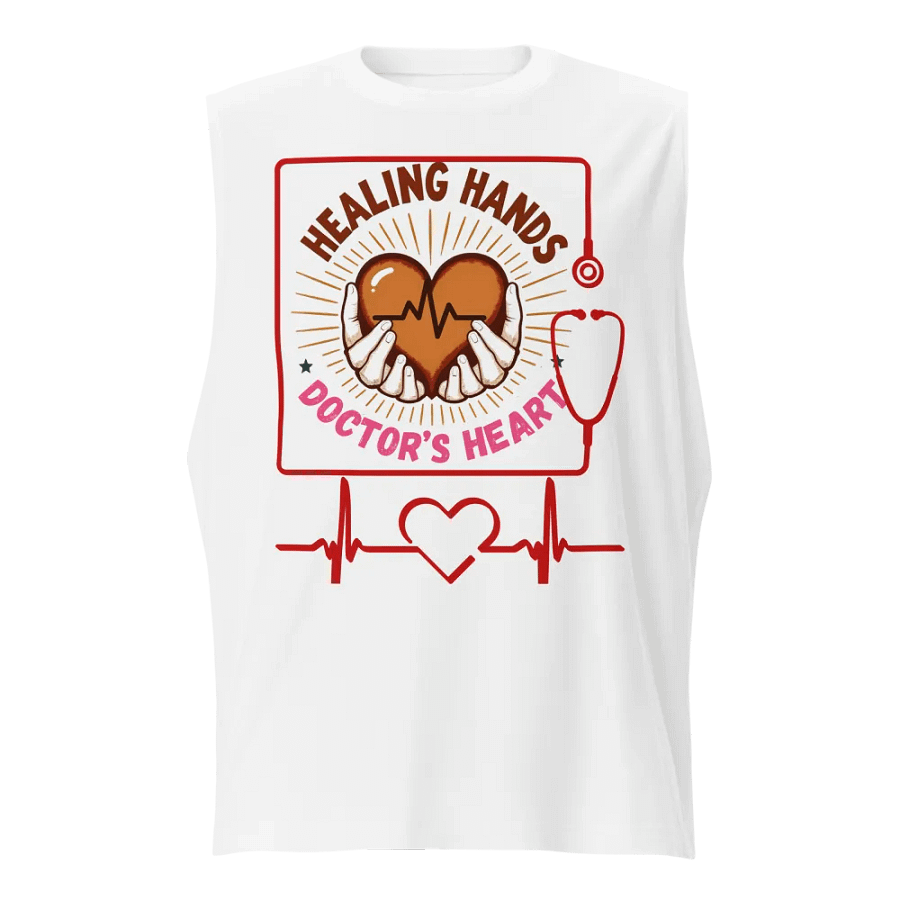 Healing Hands Doctor's Heart Muscle Tank product image (5)