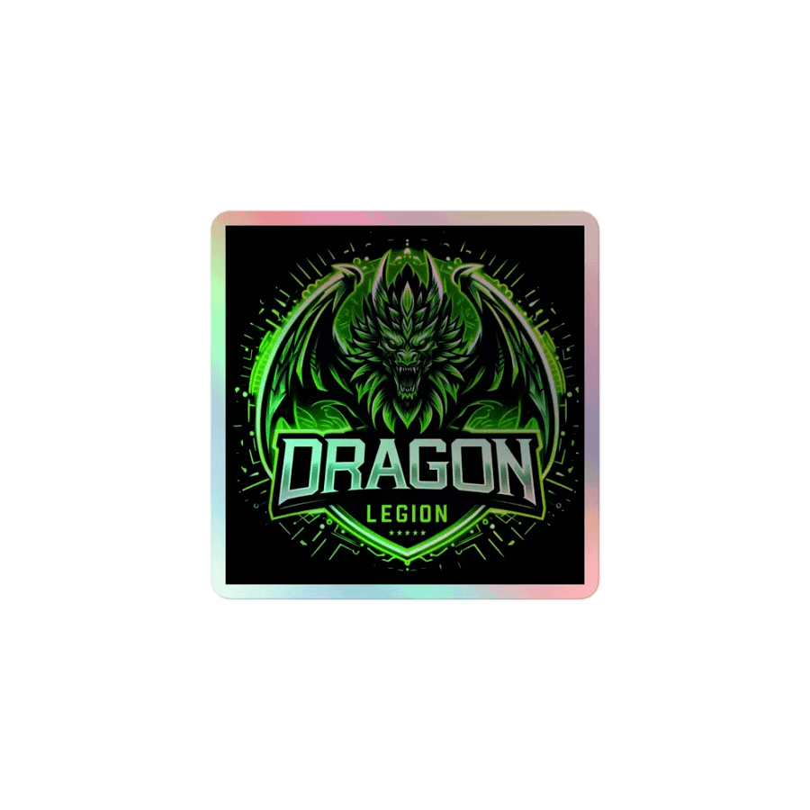 Dragon Legion Holographic Sticker Sheet product image (1)