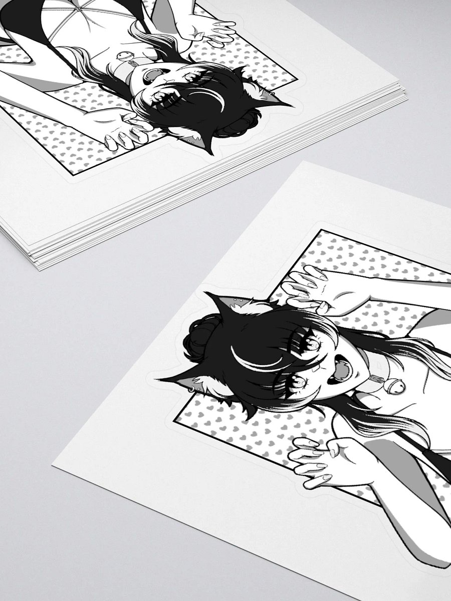 Kat Shaker Clear Sticker product image (11)