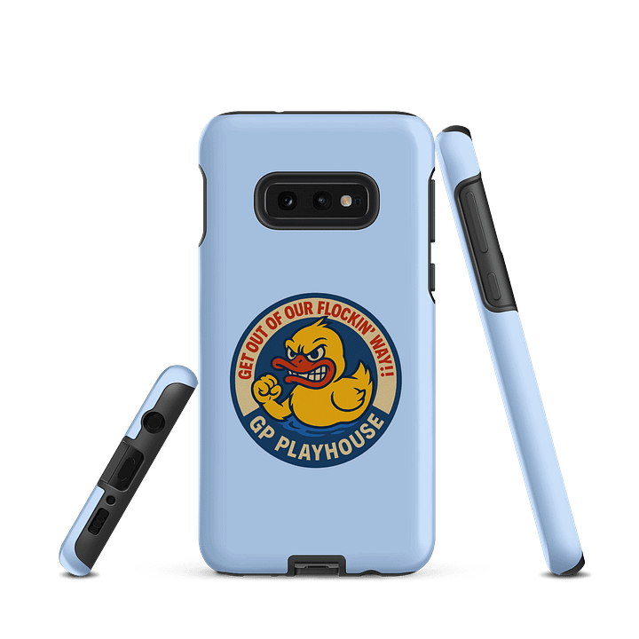 🚫 Get Out Of Our Flockin’ Way!! – GP Playhouse Rubber Duck Phone Case 🚫 product image (1)