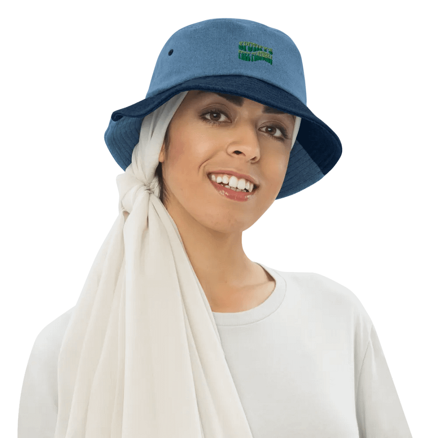 Spotify's Free Features - Colored | Tall Font ( Denim Bucket Hat) product image (22)