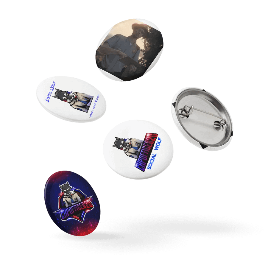 CHPOfficer20 Chic Pin Button Set product image (9)