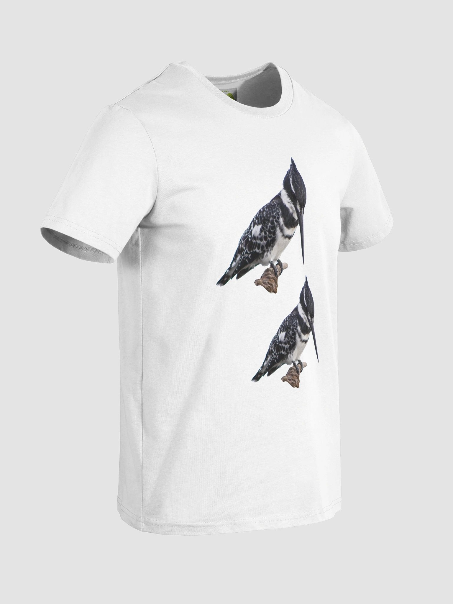 Pied Kingfisher Organic Cotton T-Shirt -plain product image (2)