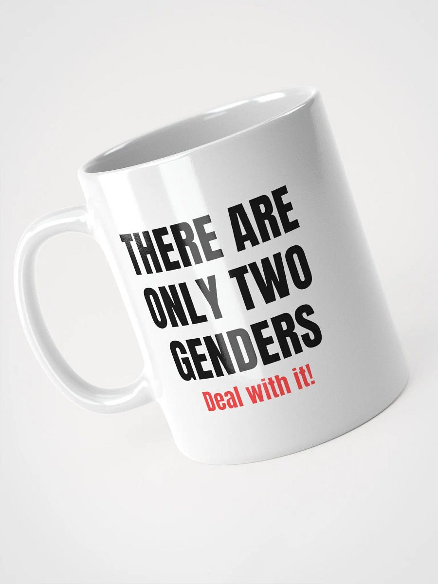 Kaffee Tasse/Becher mit Spruch | There are only two genders - deal with it | Geschenkidee product image (3)