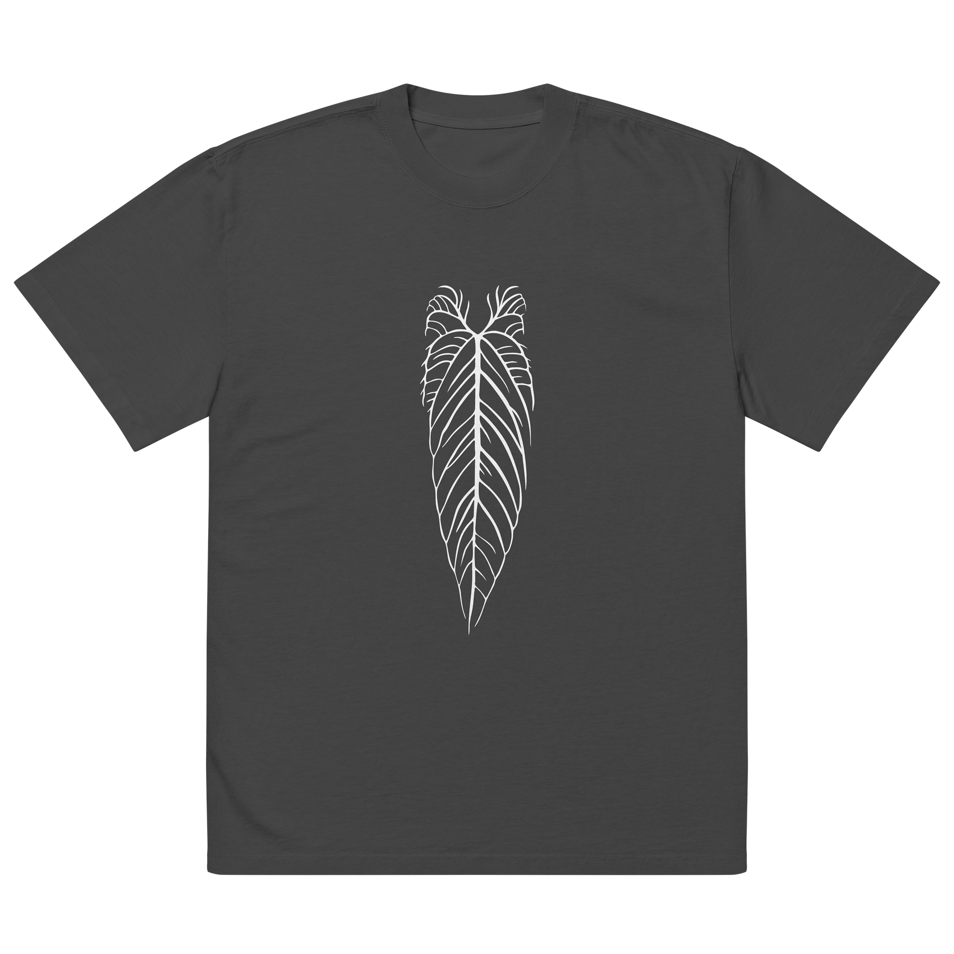 ANTHURIUM WAROCQUEANUM SKELETON - Oversized Faded T-Shirt product image (4)