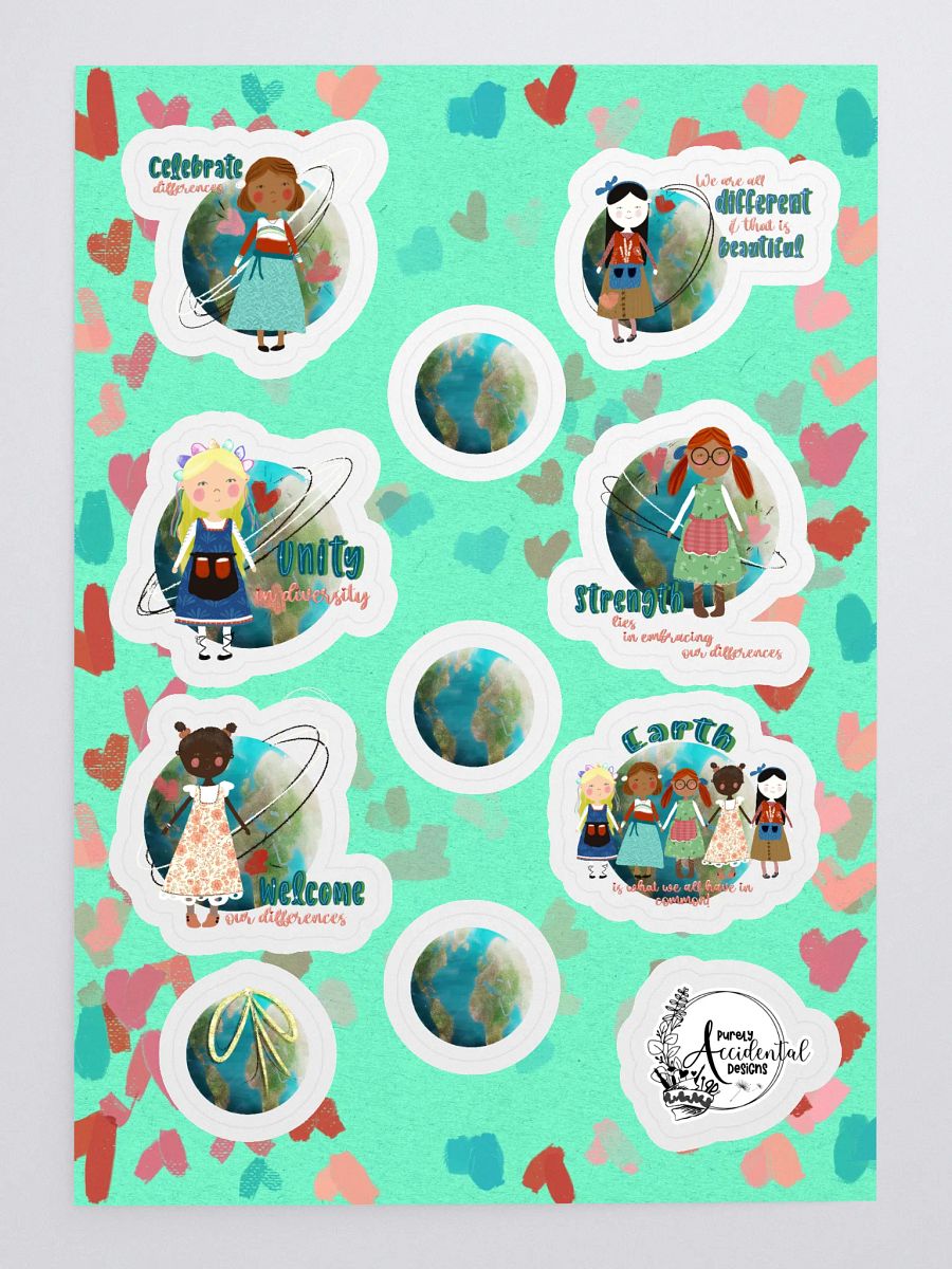 Diverse World Sticker sheet product image (3)