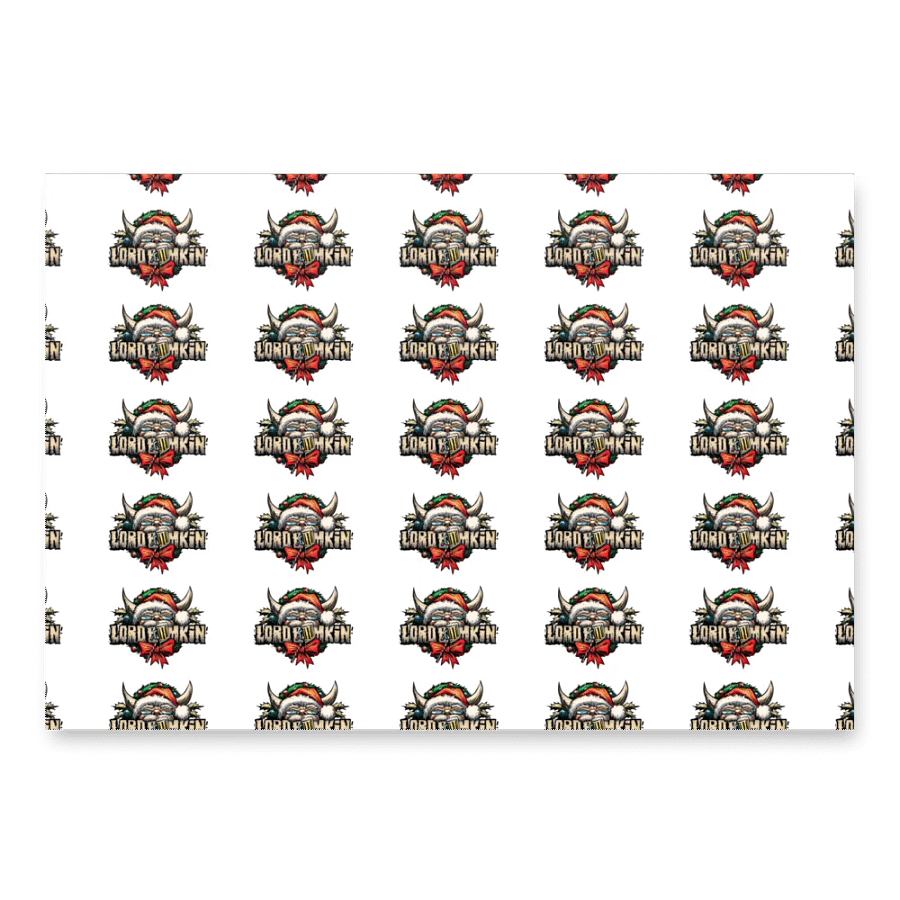 Xmas logo wrapping paper product image (1)