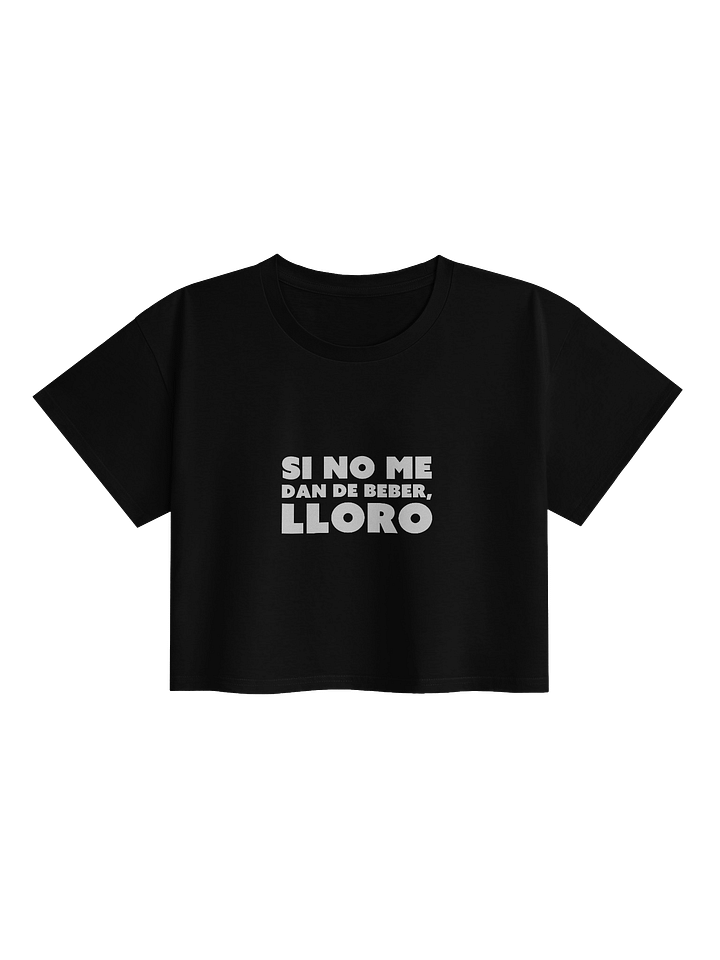 CBG PRBW 2025 Women's Premium Crop Top Si no me dan de beber product image (1)