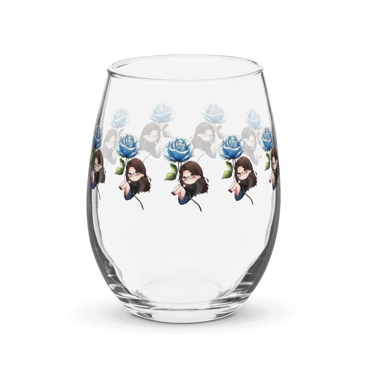 Whovie Rose Stemless Wine Glass product image (1)