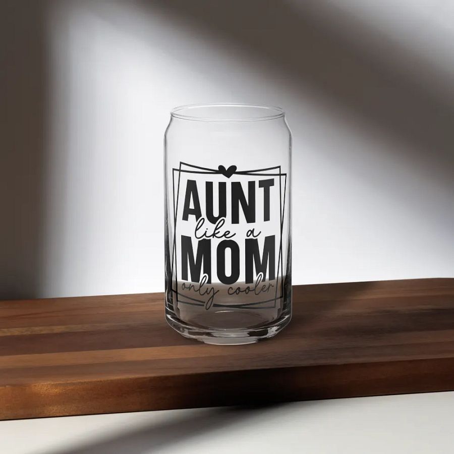 'AUNT like a MOM only cooler' Glass product image (5)