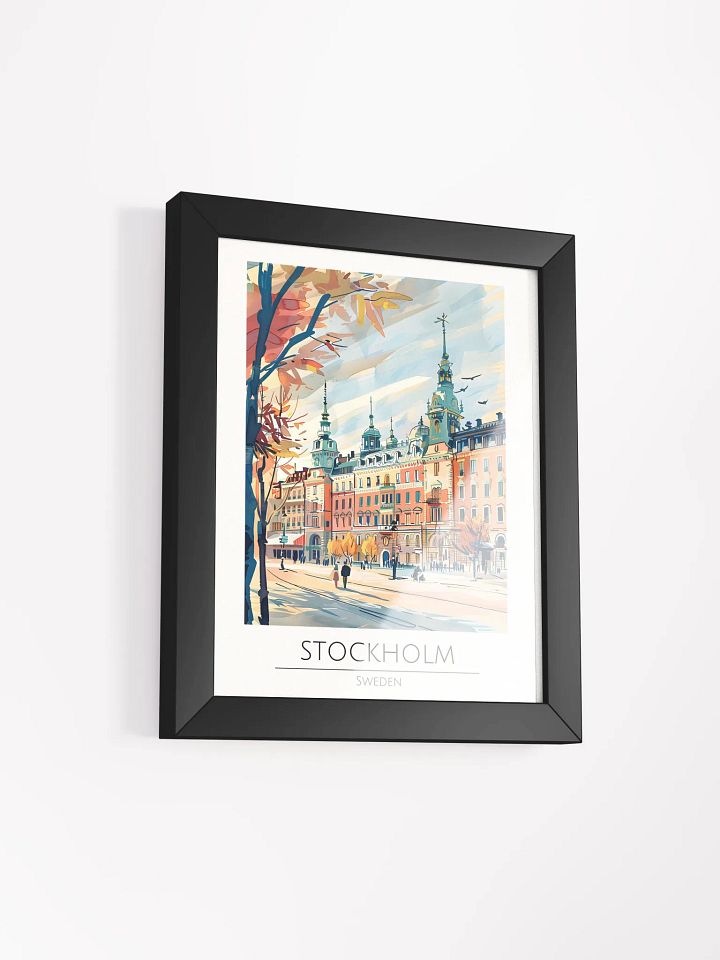 Stockholm Sweden Framed Travel Poster product image (2)